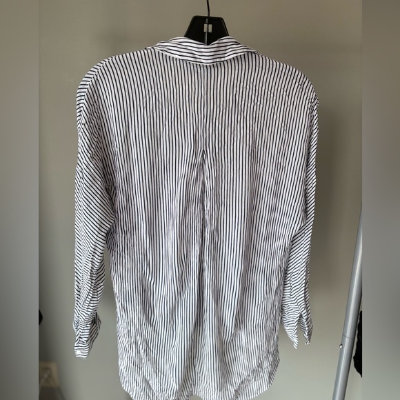 ZARA Woman Black White Button Up-S - Picture 2 of 5